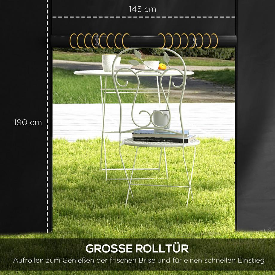 Outsunny Panneaux latéraux pour gazebo  
