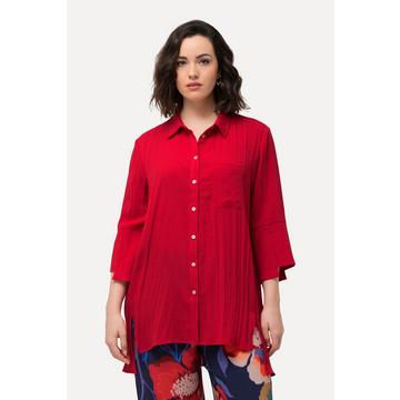 Camicia con polsini asimmetrici, collo da camicia e maniche a 3/4