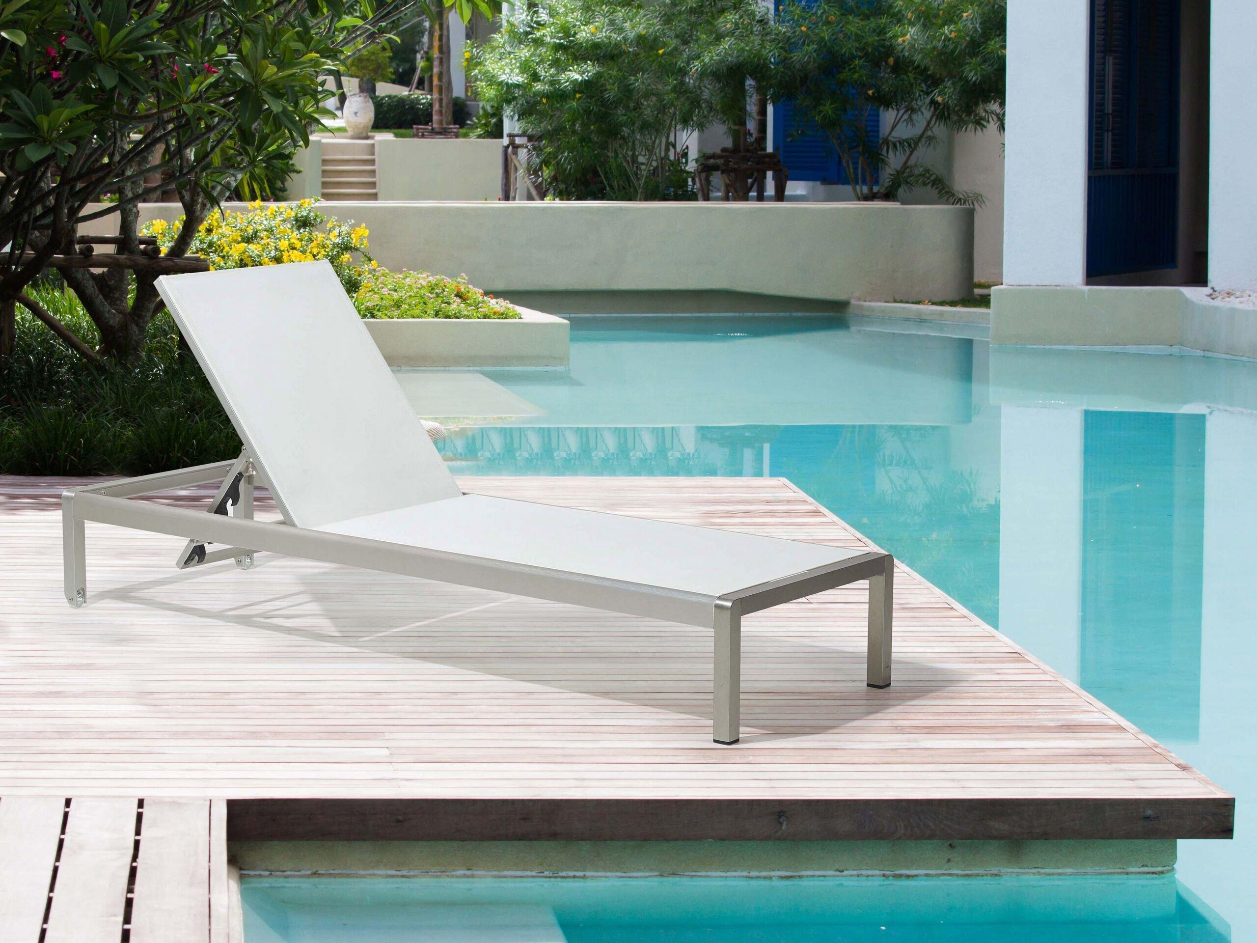 Beliani Transat en Aluminium Moderne FOSSATO  