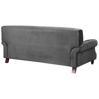 Beliani 2 Sitzer Sofa aus Samtstoff Glamourös EIKE  