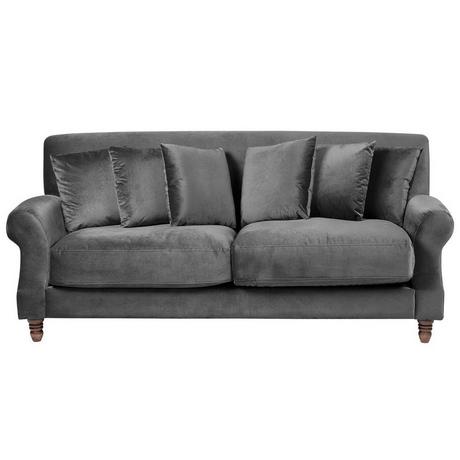 Beliani 2 Sitzer Sofa aus Samtstoff Glamourös EIKE  