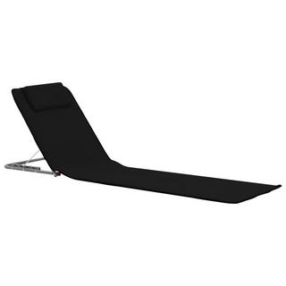 VidaXL Chaise de plage tissu  