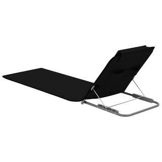 VidaXL Chaise de plage tissu  