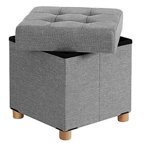 Pricenet Elegante Aufbewahrungsbank mit gesteppter Oberfläche und 300 kg Tragkraft  