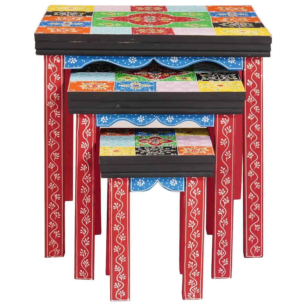 VidaXL Nestingtisch massivholz mango  