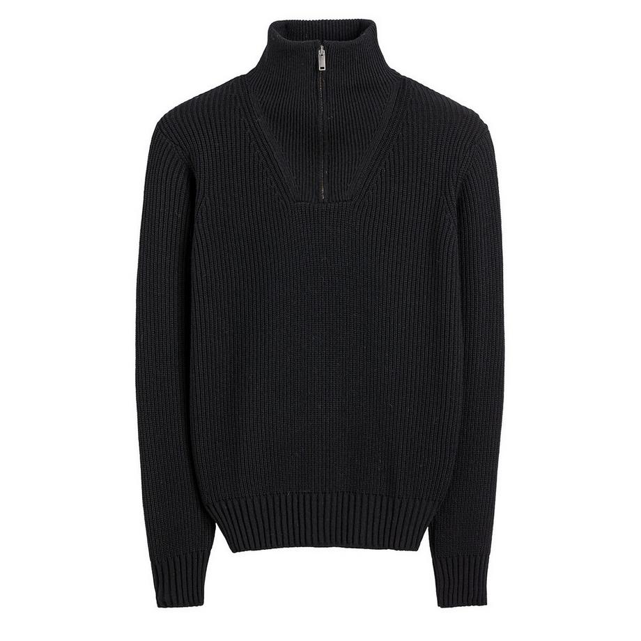 La Redoute Collections Warmer Strickpullover Troyer-Stil  