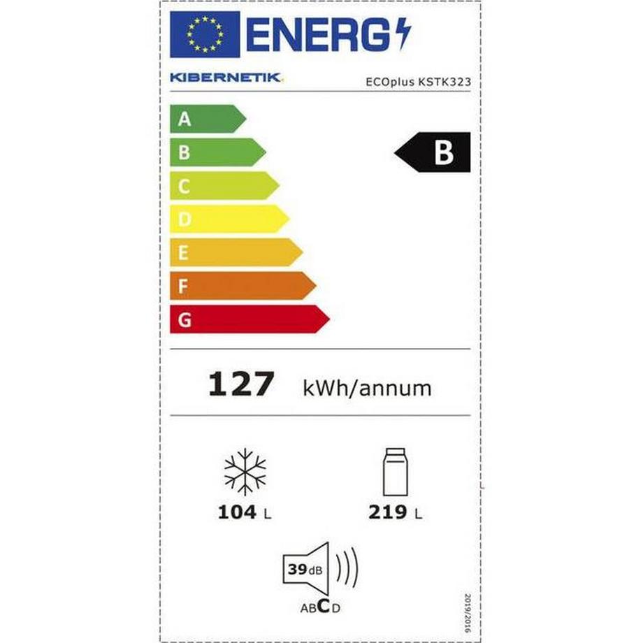 Kibernetik Réfrigérateur-congélateur FSP 327 litres No Frost  