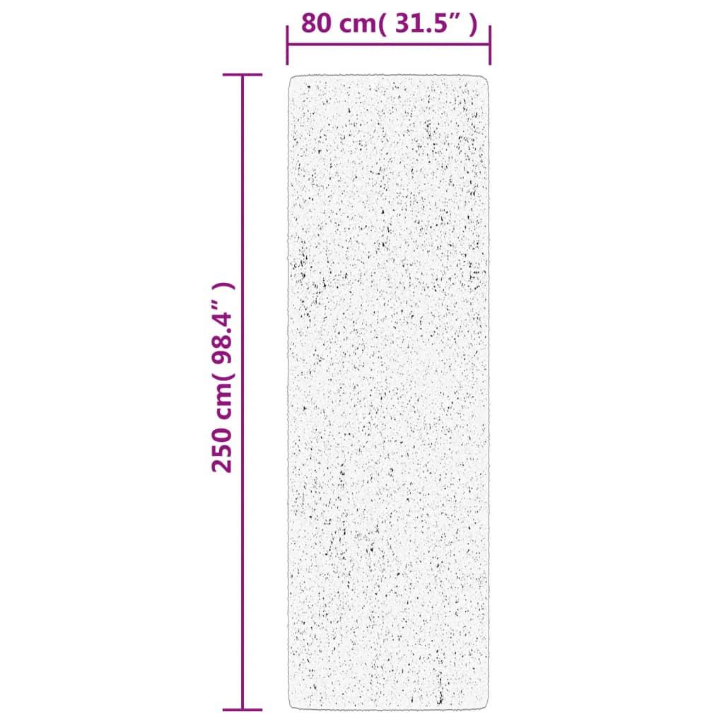 VidaXL Tapis shaggy polypropylène  