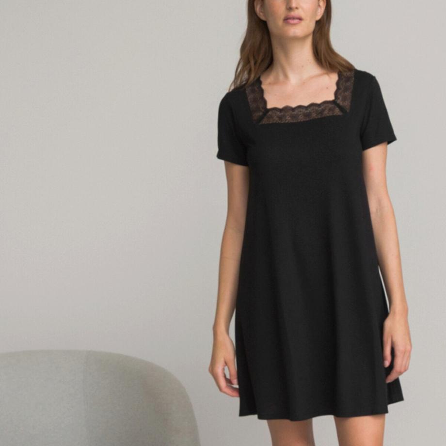 La Redoute Collections Kurzarm Nachthemd  