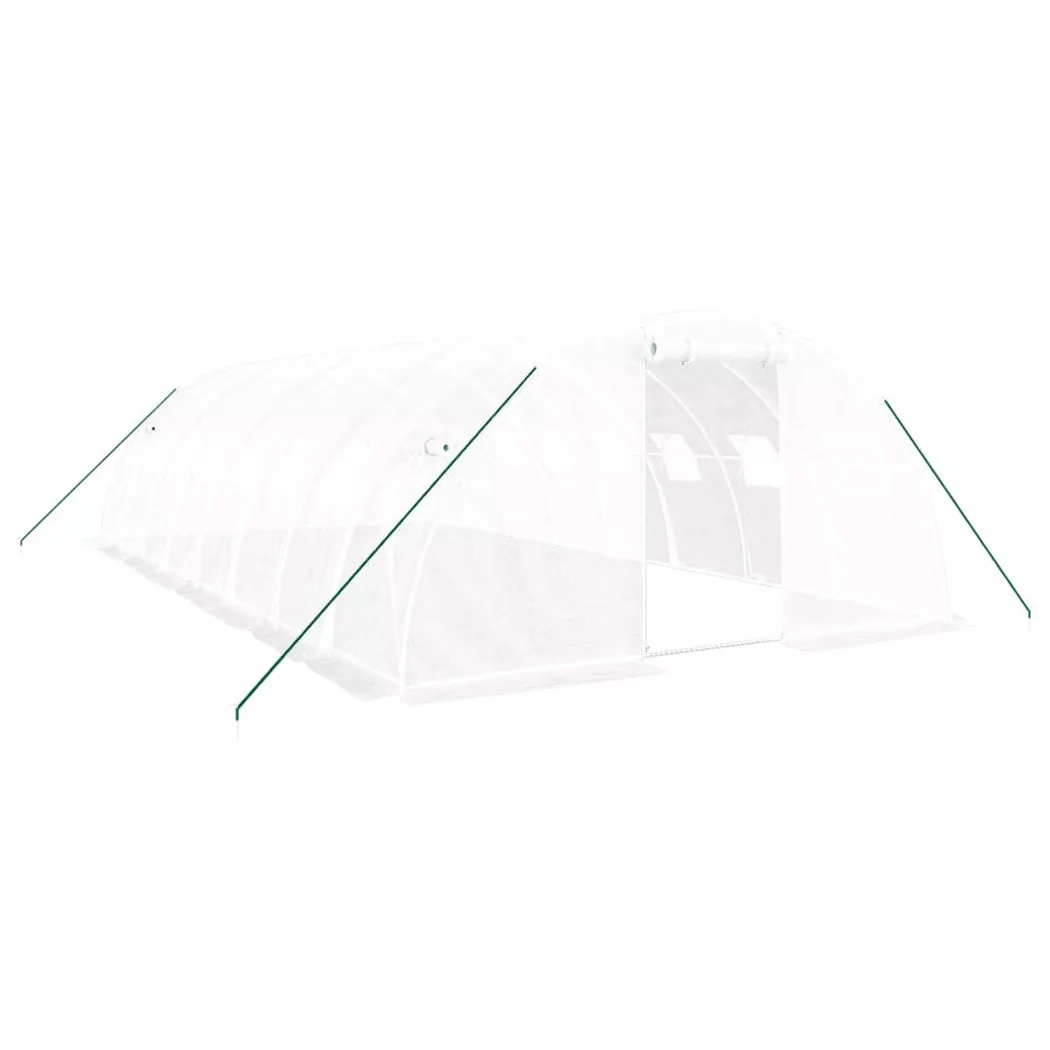 VidaXL - serra Polietilene, One Size, Blanco