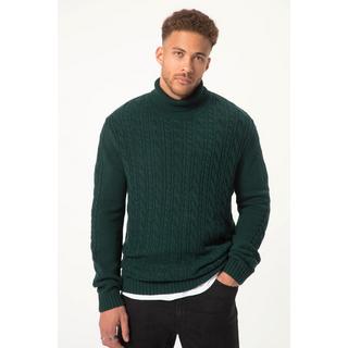 Sthuge  Pull-over à col roulé STHUGE, tricot torsadé - jusqu'au 8 XL 