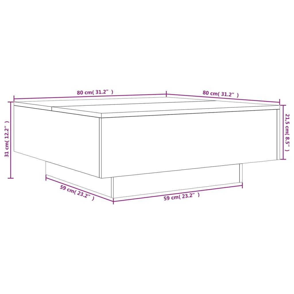 VidaXL Table basse bois d'ingénierie  