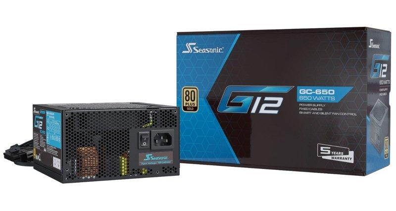 Seasonic  Seasonic G12-GC Netzteil 650 W 20+4 pin ATX ATX Schwarz 