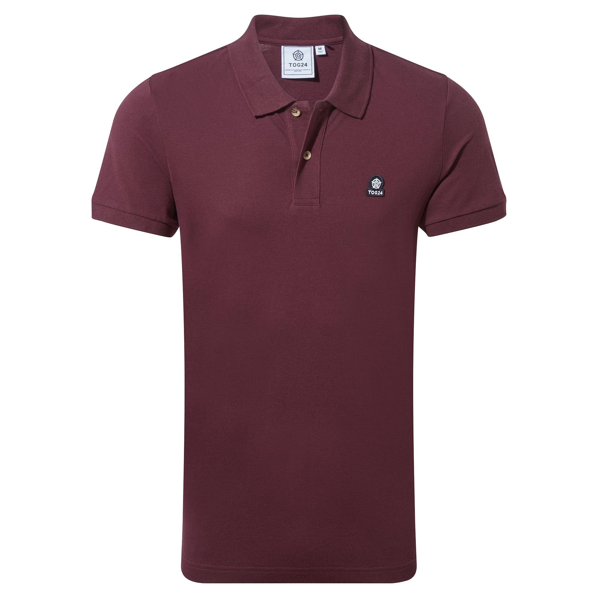 Image of Aketon Poloshirt Herren Weinrot 4XL