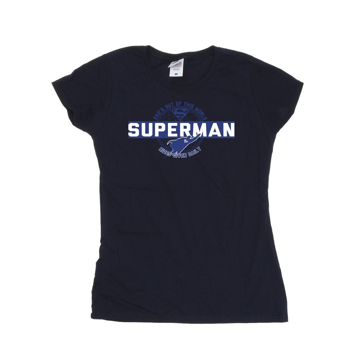 Image of Superman Out Of This World Tshirt Damen Marine S