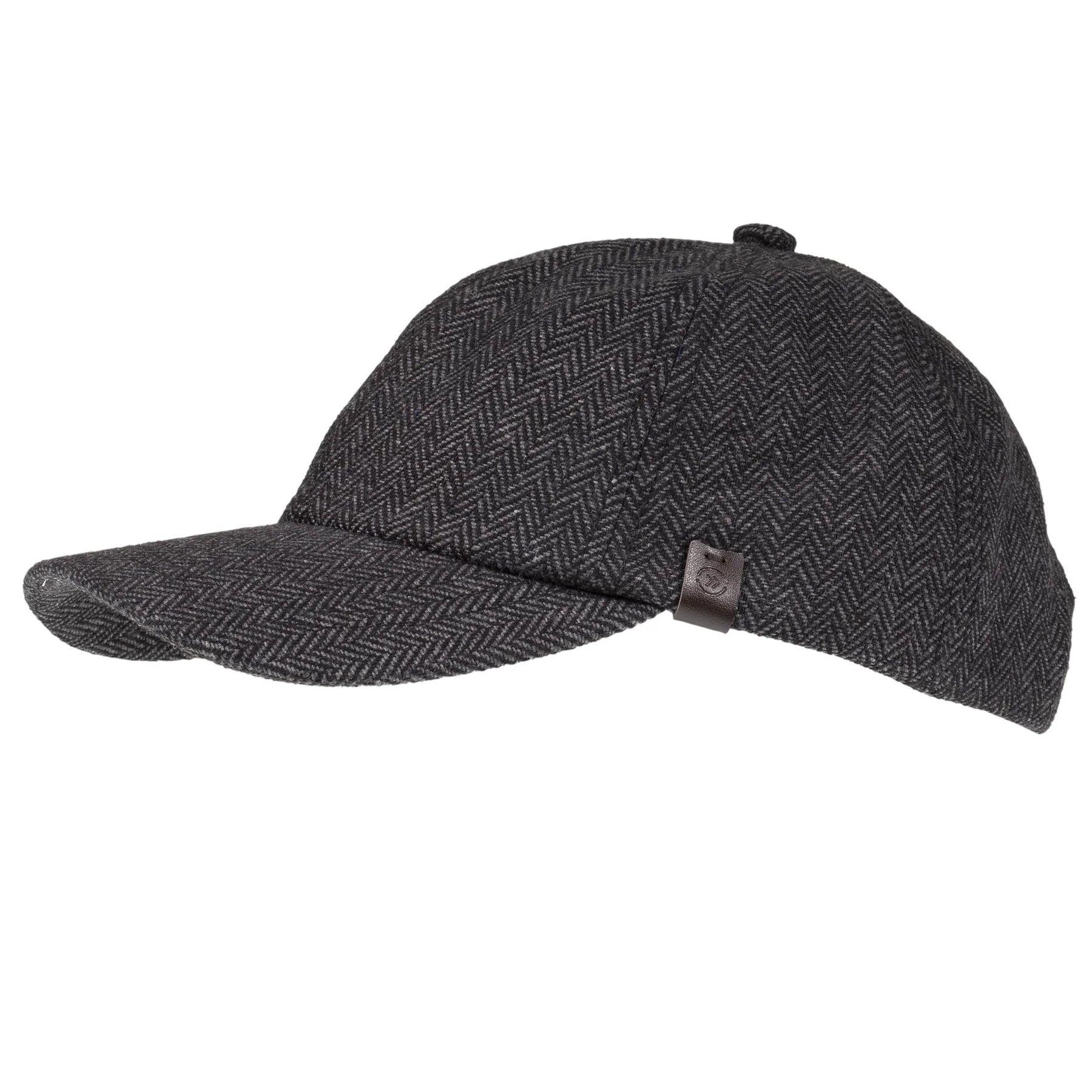 Image of 83452 Casquette Laine Chevrons Herren Grau ONE SIZE
