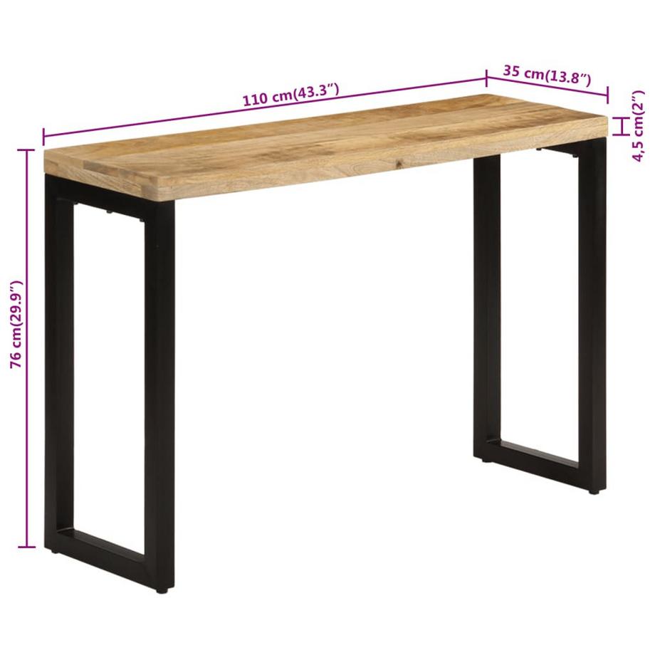 VidaXL Table console bois  