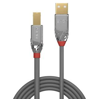 LINDY  36640 USB Kabel 0,5 m USB 2.0 USB A USB B Grau 