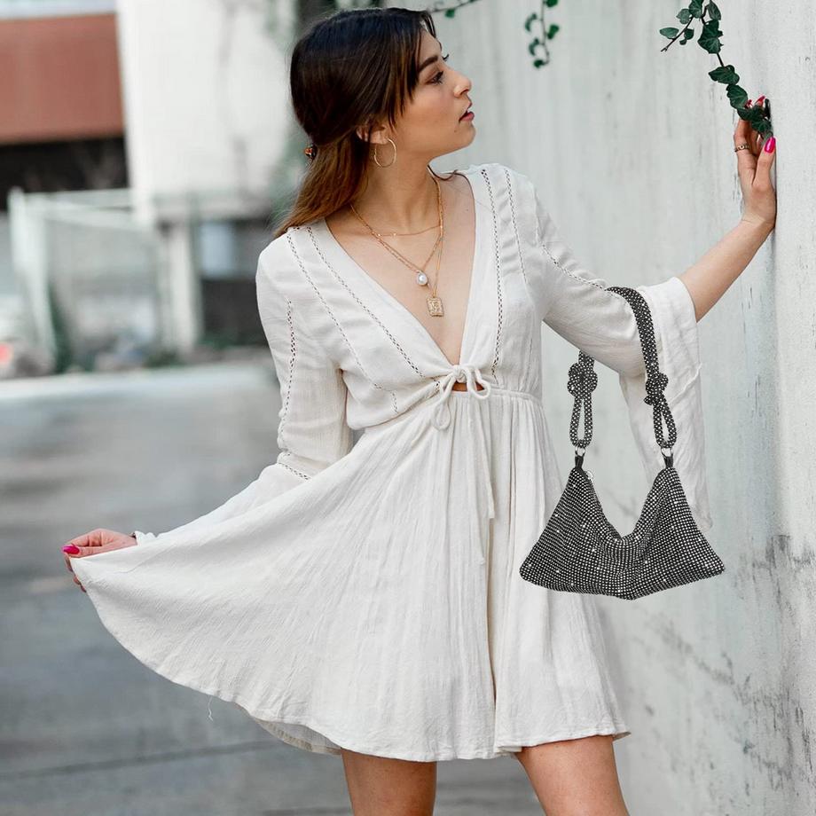 Only-bags.store Pochette à Paillettes Sac Bandoulière  