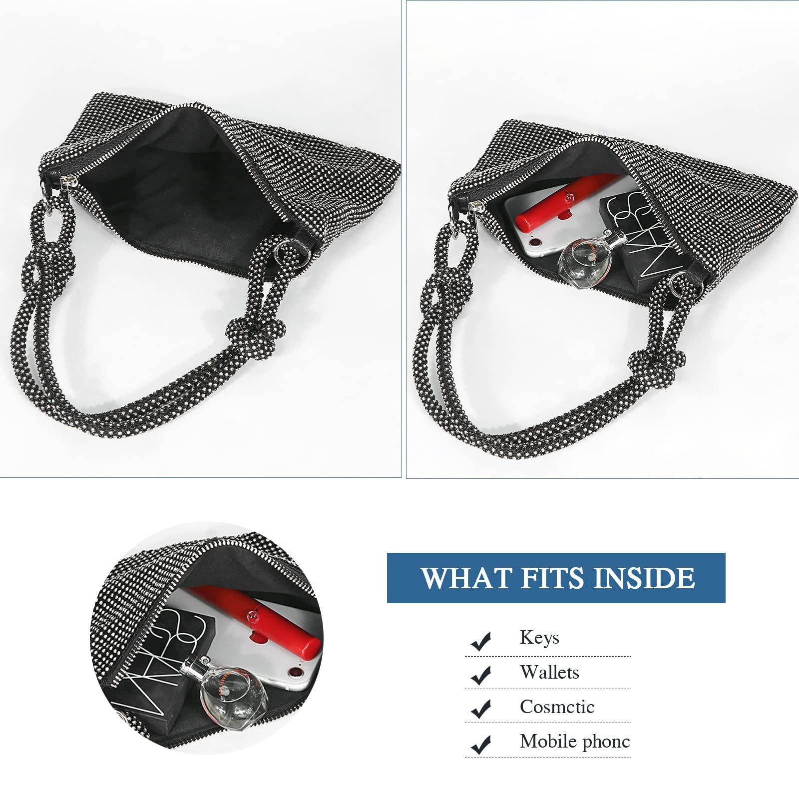 Only-bags.store Pailletten Clutch Umhängetasche  