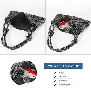 Only-bags.store Pailletten Clutch Umhängetasche  