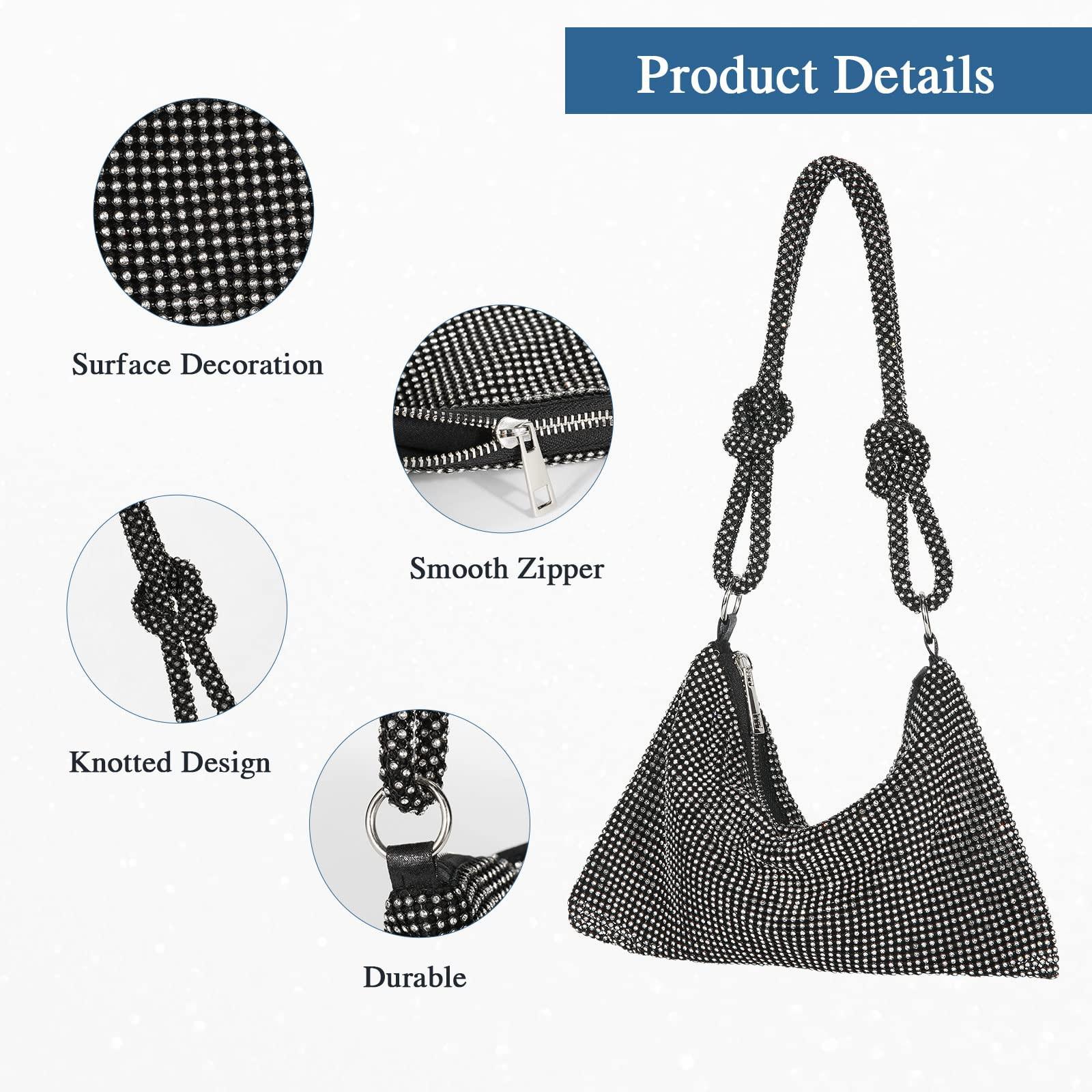 Only-bags.store Pailletten Clutch Umhängetasche  