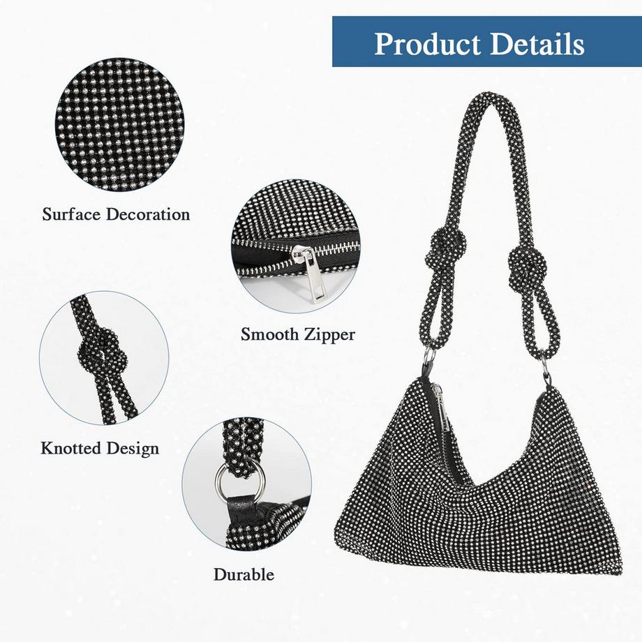 Only-bags.store Pochette à Paillettes Sac Bandoulière  