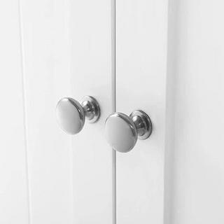 Pricenet Elegante mobiletto da bagno bianco con ripiani regolabili  