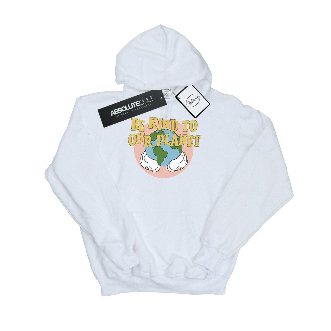 Image of Mickey Mouse Be Kind To Our Planet Kapuzenpullover Jungen Weiss 128
