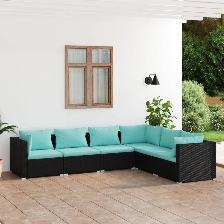 VidaXL Garten-lounge-set poly-rattan  