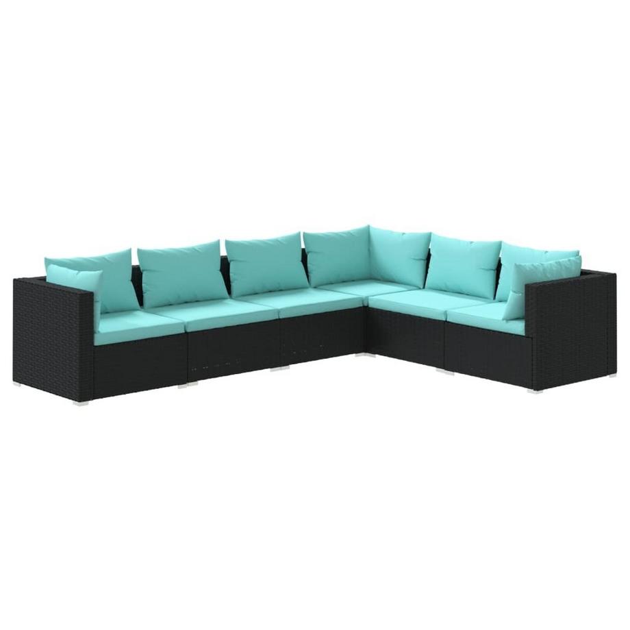 Garten-lounge-set poly-rattan