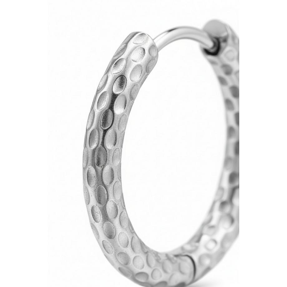 Maxte  Créoles Huggie en    à Motif Peau de Serpent 