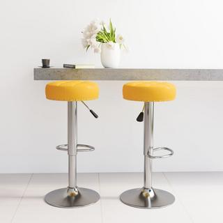 VidaXL Tabouret de bar tissu  