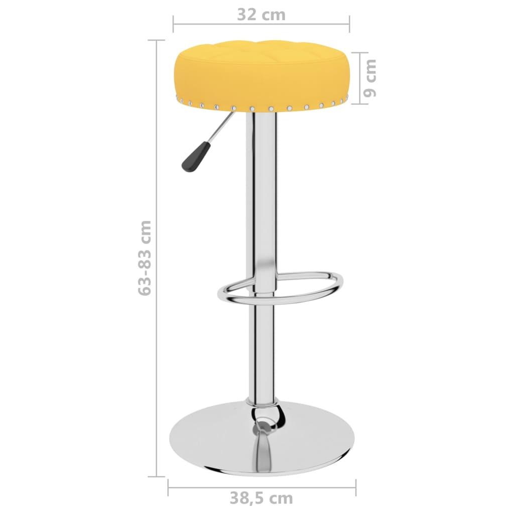 VidaXL Tabouret de bar tissu  