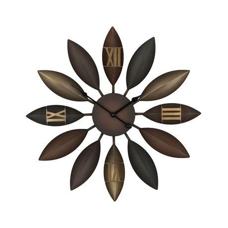 Beliani Wanduhr aus Eisen Retro BEINWIL  