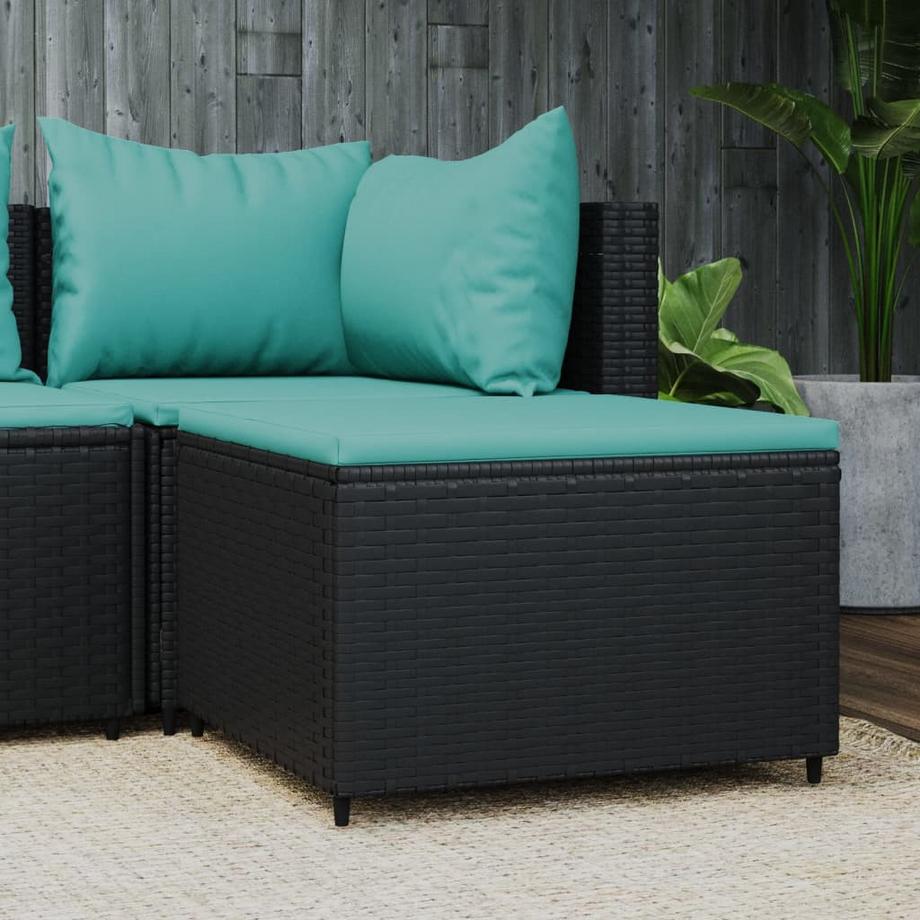 VidaXL  Gartenhocker poly-rattan 