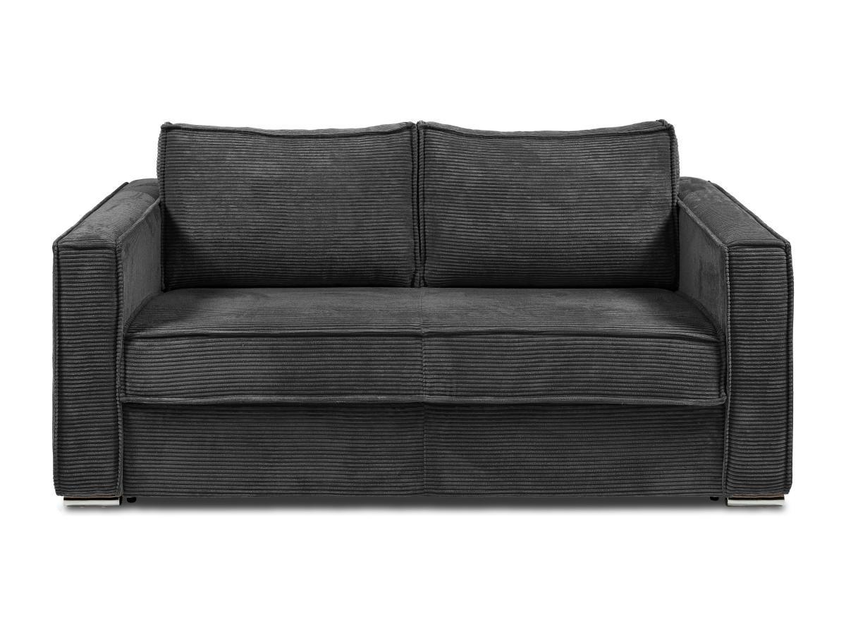 Vente-unique Schlafsofa mit Matratze 3Sitzer Cord LORETO  