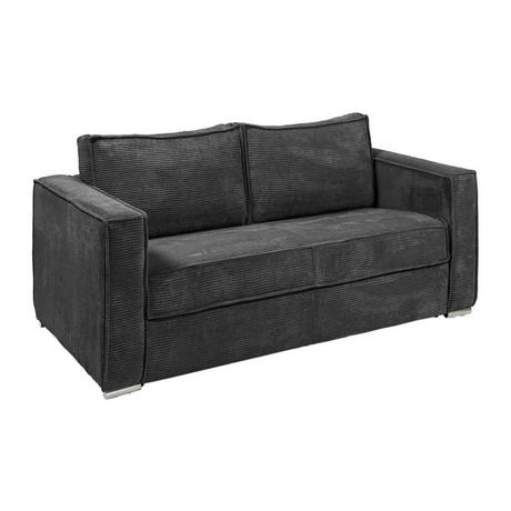 Vente-unique Schlafsofa mit Matratze 3Sitzer Cord LORETO  