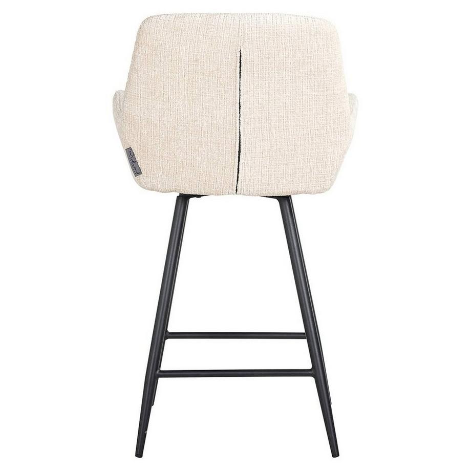 mutoni Tabouret de bar Linsey beige chenille  