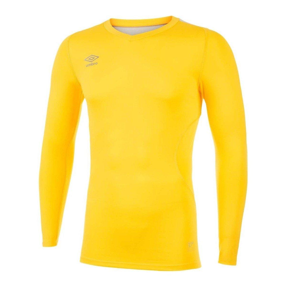 Image of Elite Base Layer Oberteil Vausschnitt Herren Gelb XXL