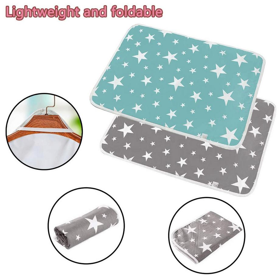 Activity-board  Matelas à langer 2 pièces, matelas à langer lavable pour bébés et enfants en bas âge 