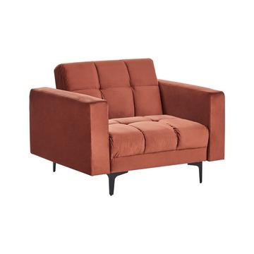 Fauteuil en Velours Minimaliste ALNES