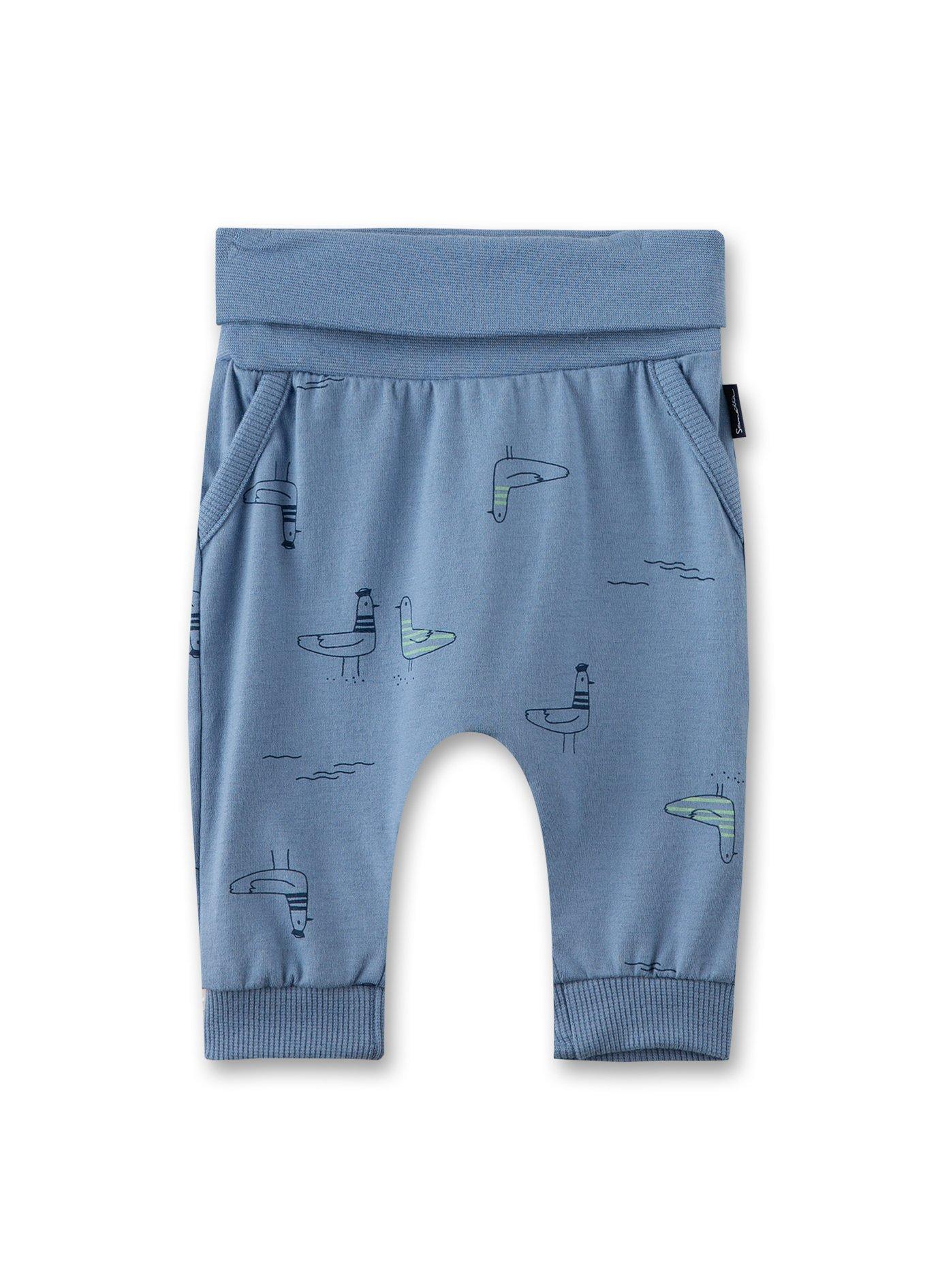 Sanetta Fiftyseven  Baby Jungen Sweathose Blau 