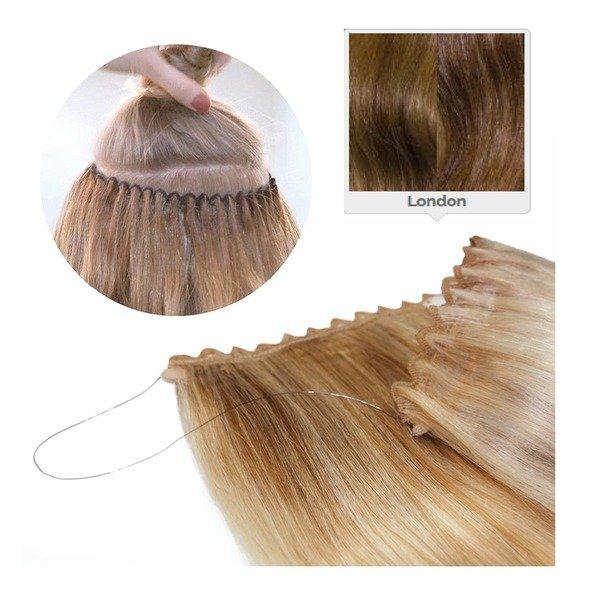 Image of Hair Dress London 45cm Memory Hair 5cg.6cg/6g/8g Damen Braun ONE SIZE