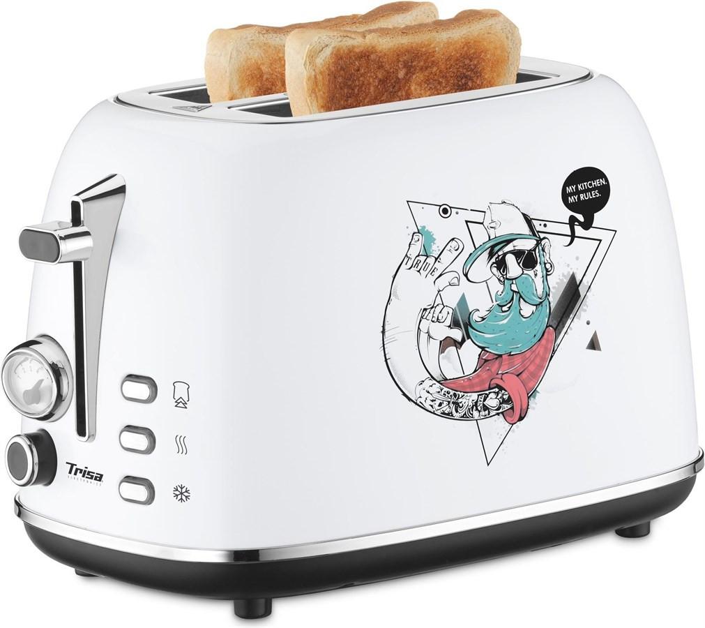 Trisa Toaster Street Art 2 Scheiben, 815W, 230V  