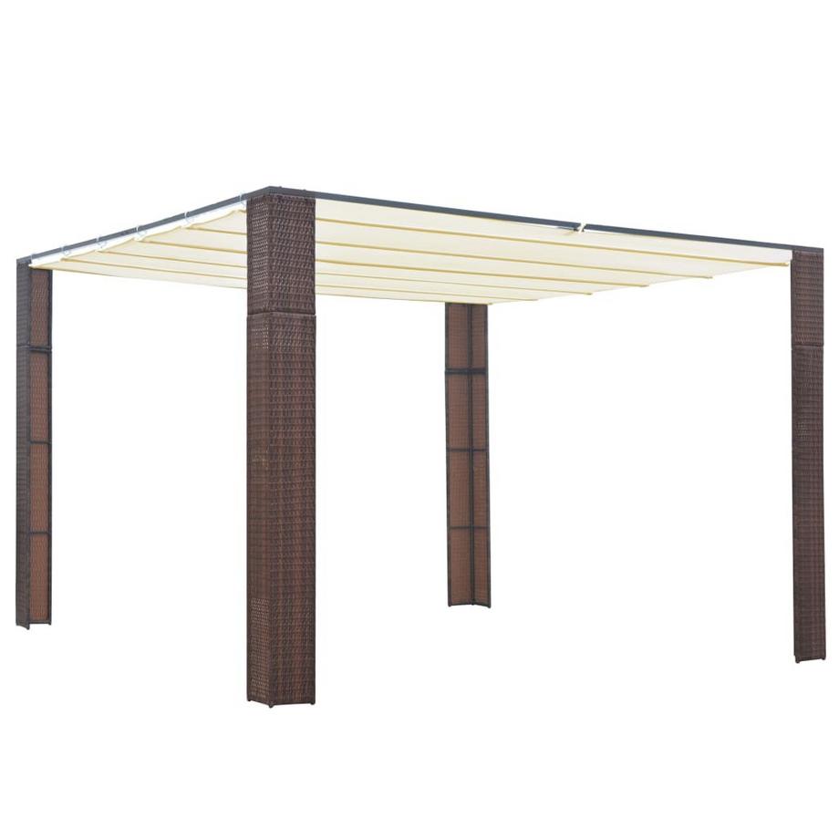 Pavillon poly-rattan