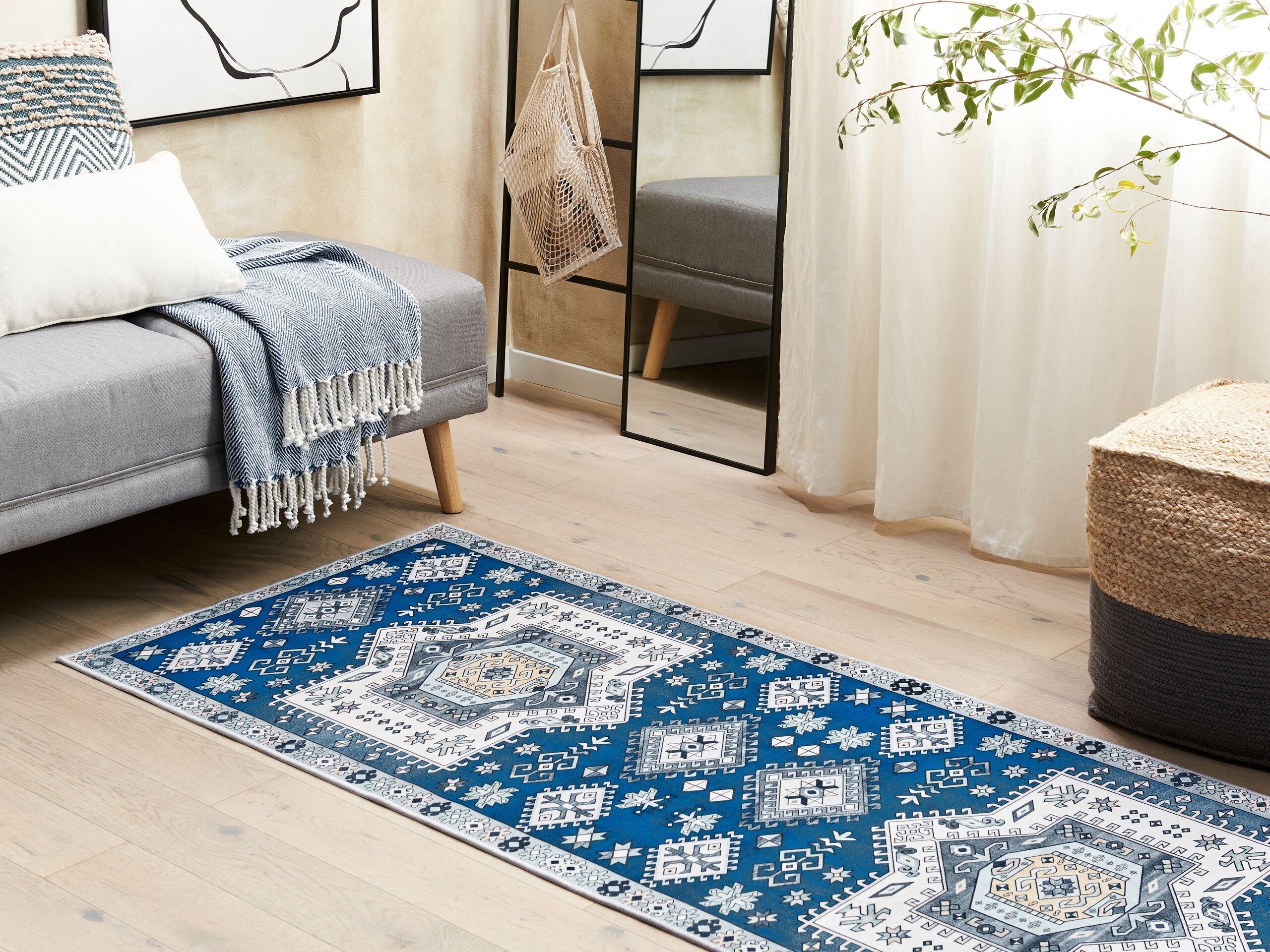 Beliani Tapis en Polyester Traditionnel PARVAKADLI  