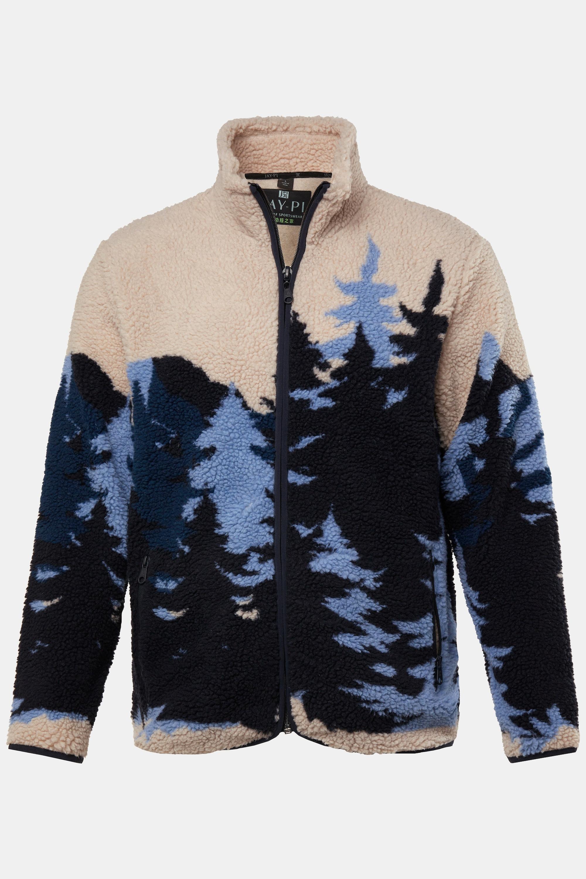 JP1880  Veste en polaire JAY-PI. Jacquard et col montant. Collection ski – jusqu'au 7&nbsp;XL 