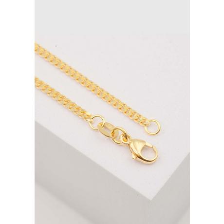 MUAU Schmuck  Collier Panzer Gelbgold 750, 2.1mm, 42cm 