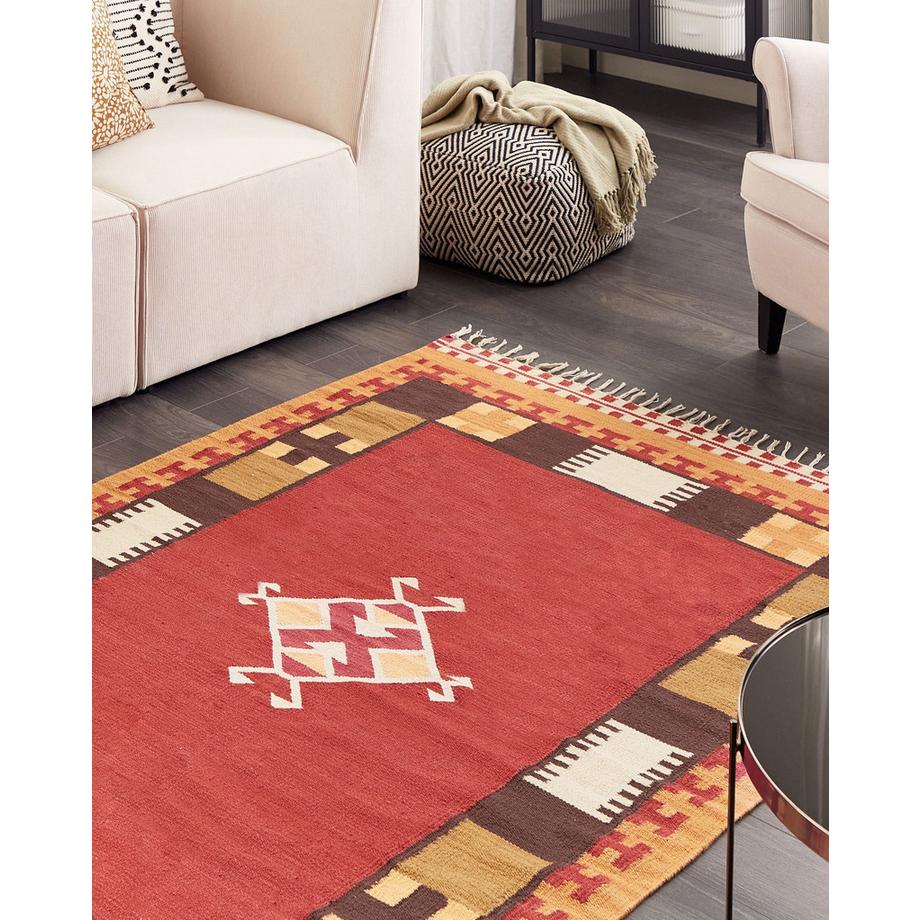 Beliani Tapis en Coton  PARAKAR  